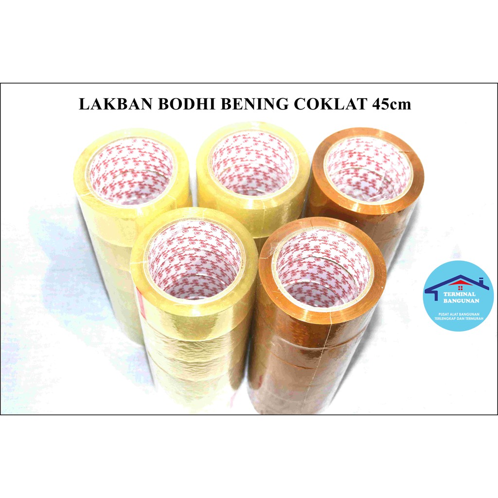 

Lakban Bening / Coklat BODHI 2 inch