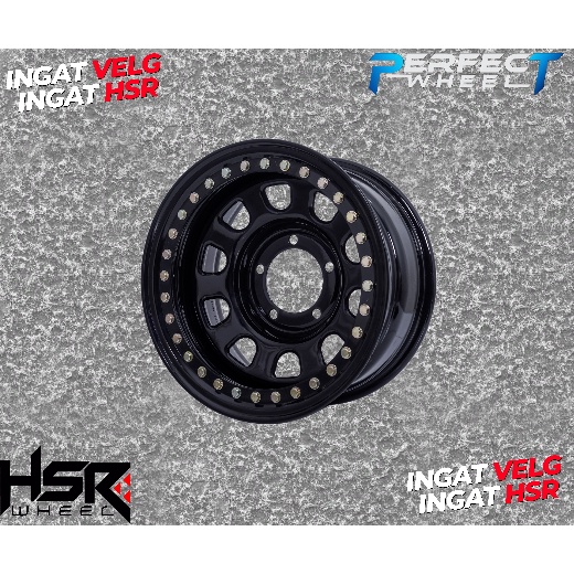 HSR BEADLOCK DAYTONA RING 16 LEBAR 8 BAUT 5X139 KATANA JIMNY ESCUDO JEEP