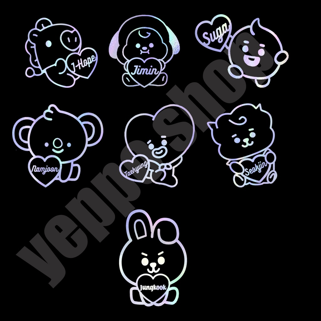 

BT21 STICKER HOLOGRAM