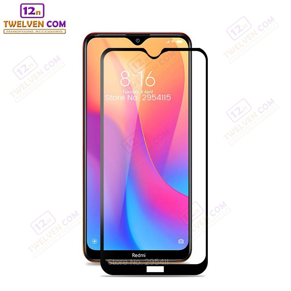 zenBlade 5D Full Cover Tempered Glass Xiaomi Redmi 8A - Hitam