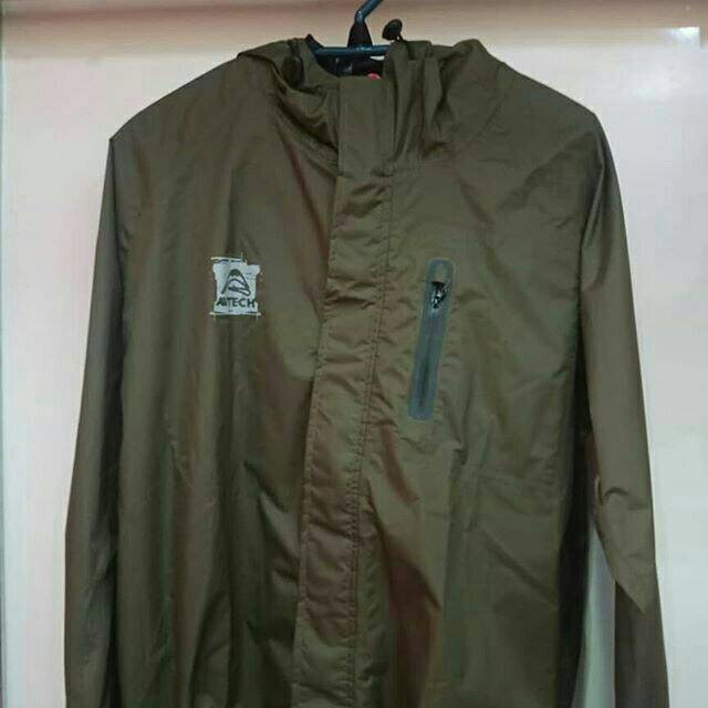Raincoat Jas Hujan Baju Celana Gunung Outdoor Avtech Plateo Berkualitas Hijau