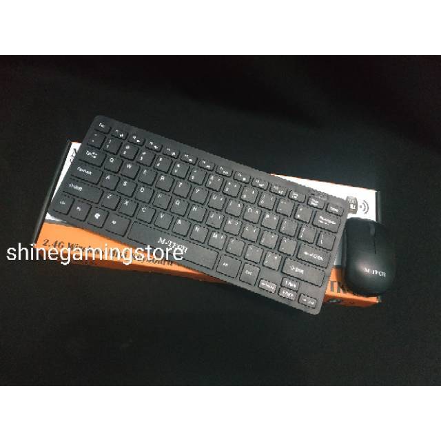 Keyboard wireles Mouse Wireles Mini M-Tech STK-03/MTech STK03