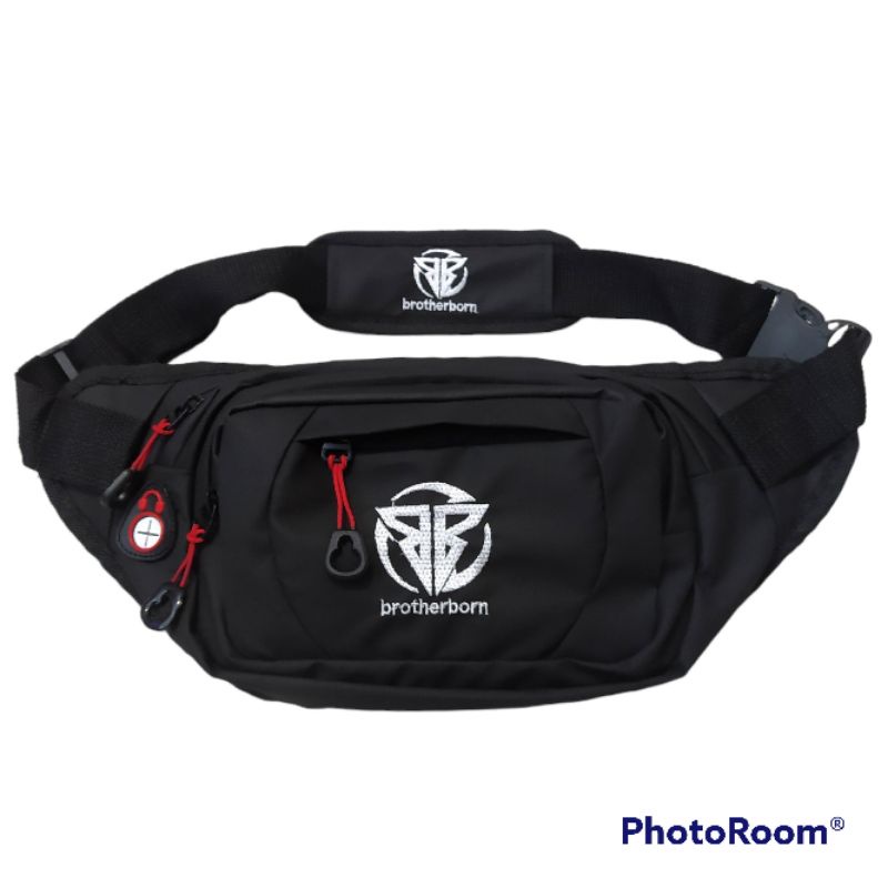 Waistbag pria gaul bahan anti air / Tas Selempang Outdoor waterproof