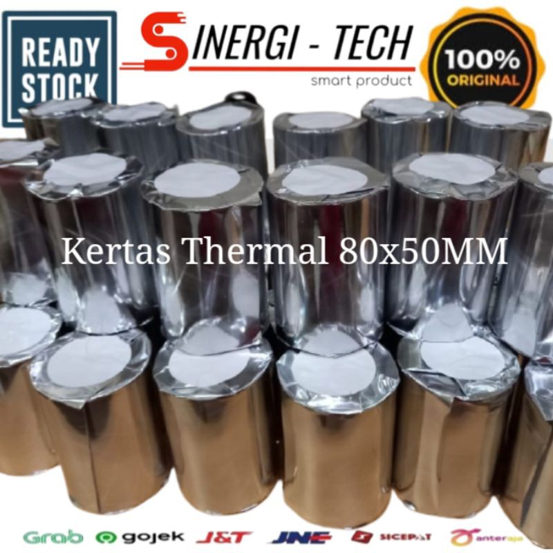 

KERTAS THERMAL STRUK 80x50MM - PRINTER KASIR USB DAN BLUETOOTH