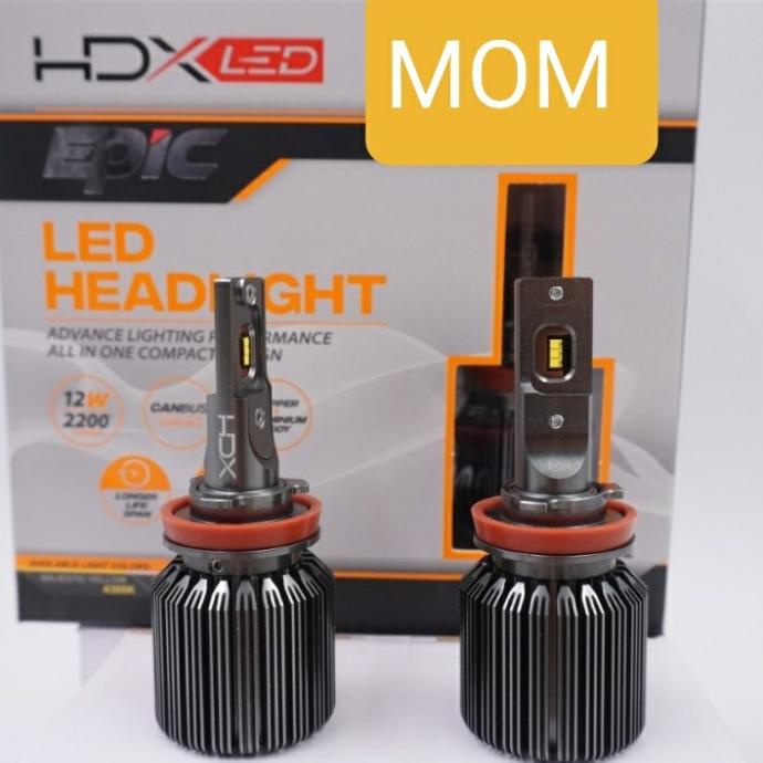 Lampu Led HDX Epic H16 / H11 / H8 4300k / 5700k megaor13 Diminati Banget