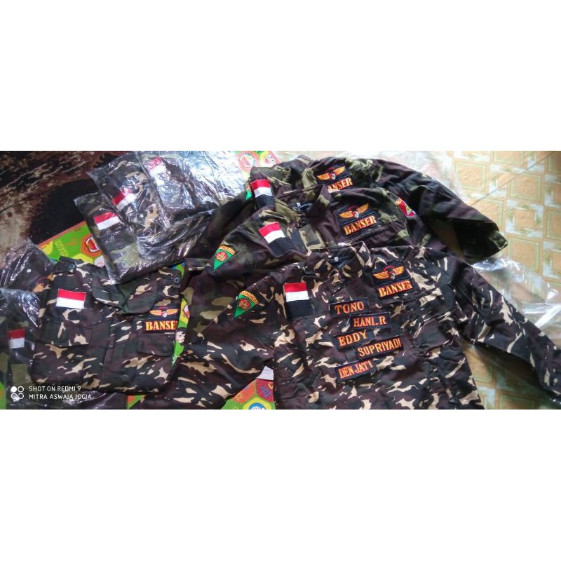 jaket banser NATO+ NASIONAL JUMBO