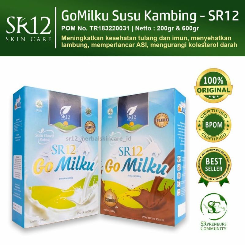 

Susu kambing GOMILKU SR12