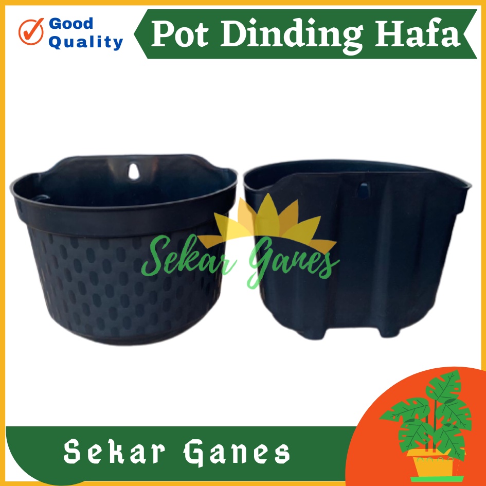 GROSIR Pot Dinding Cantol Hafa 20 Cm Hitam Pot Dinding Tempel Dekorasi Putih Panjang Aesthetic Besar Kecil Pager Balkon Pagar Unik  Pot Tembok - Tanaman Bunga Hias Dinding Tempel Bibit  TERMURAH