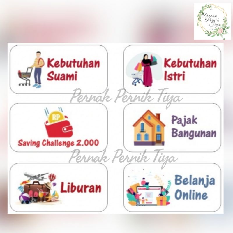 

STICKER DOMPET KEUANGAN / STICKER BUDGETTING