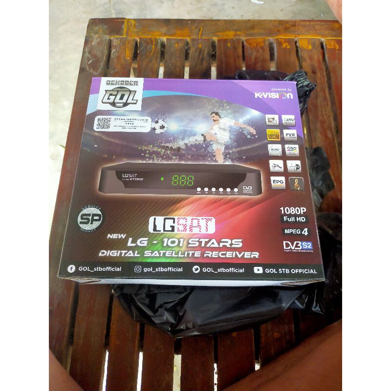 K-Vision receiver parabola