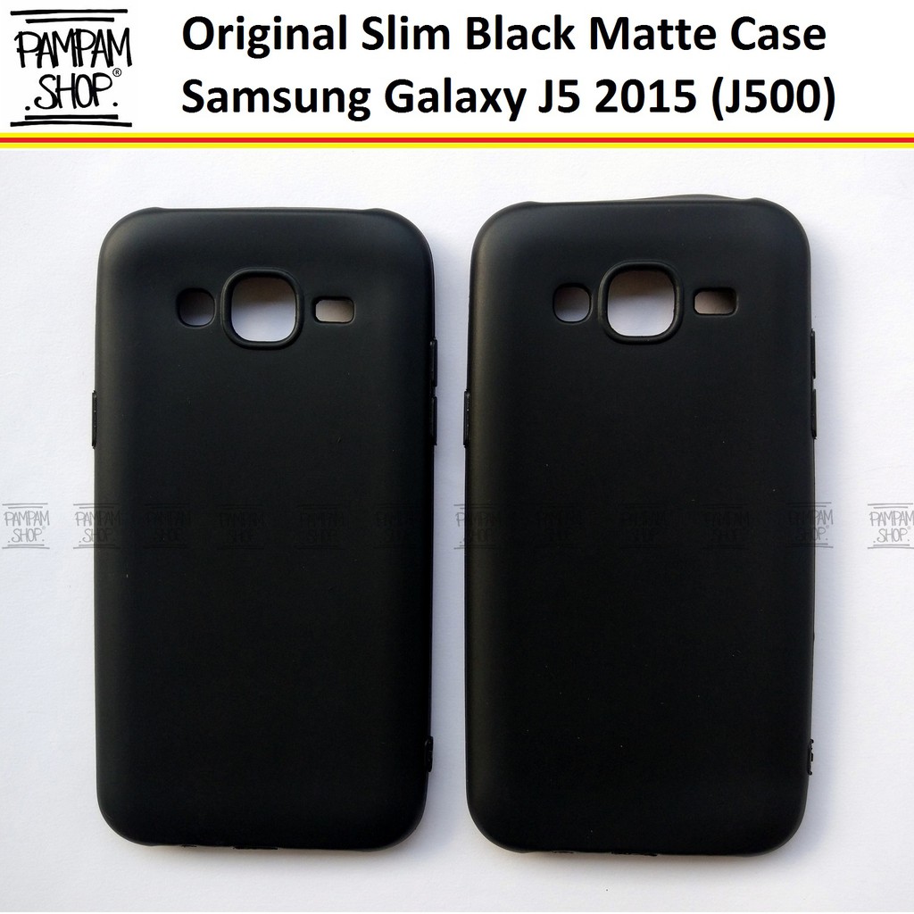 Soft Case Slim Black Matte Samsung J5 2015 J500 Ultrathin Ultra Thin