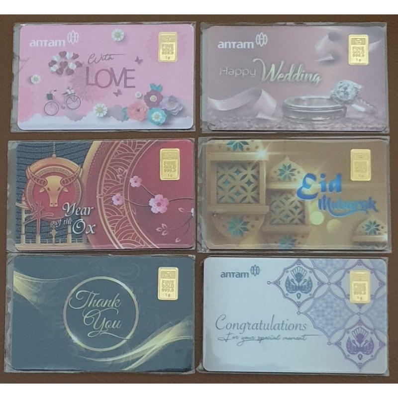 LM Emas Antam 1 Gram Gift Series Semua Jenis / All Variant