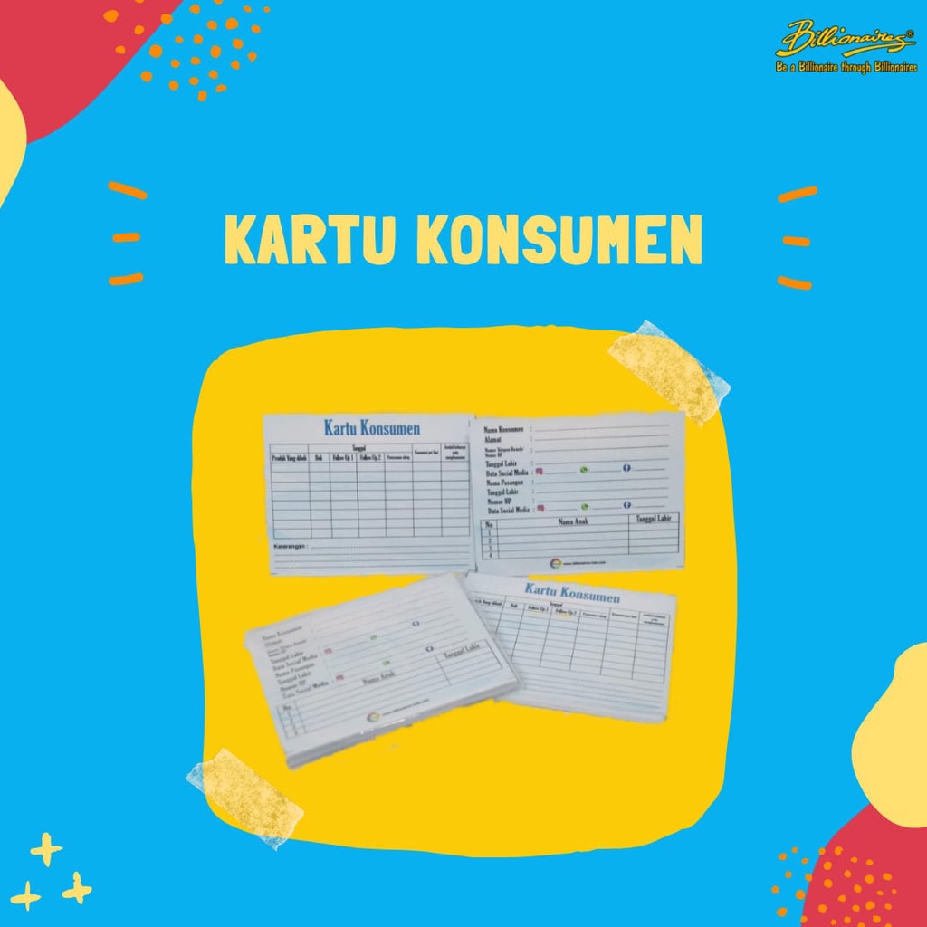 

KARTU KONSUMEN