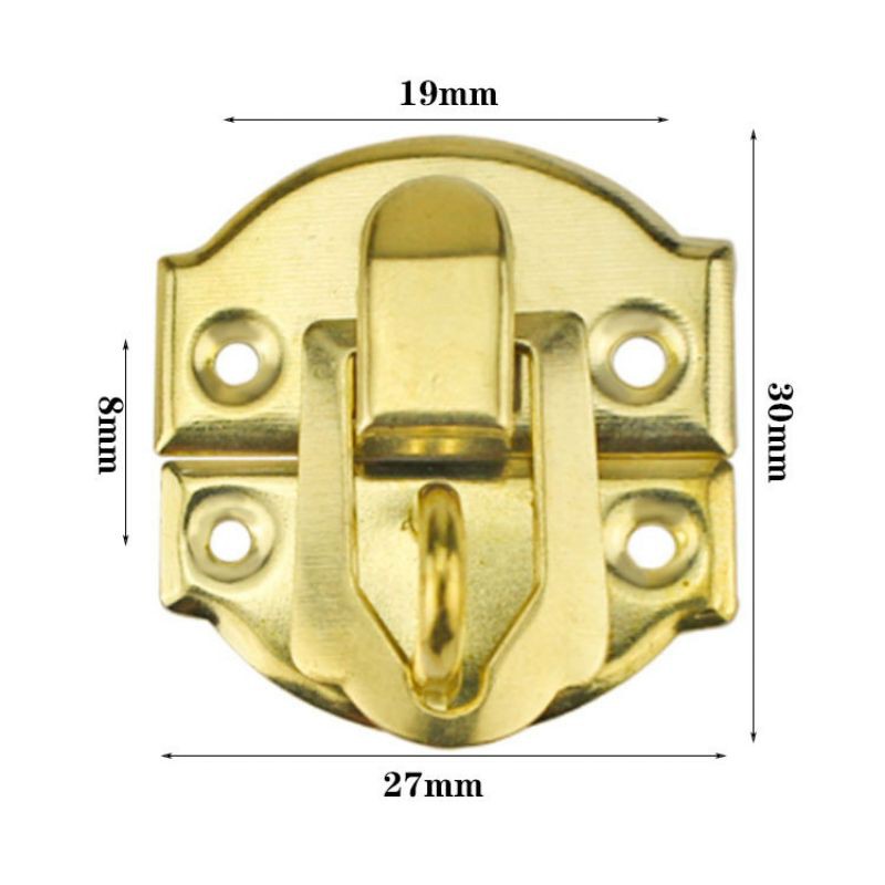 Kunci Pengait Box 30 x 27 mm Gembok Pengait Kotak Perhiasan