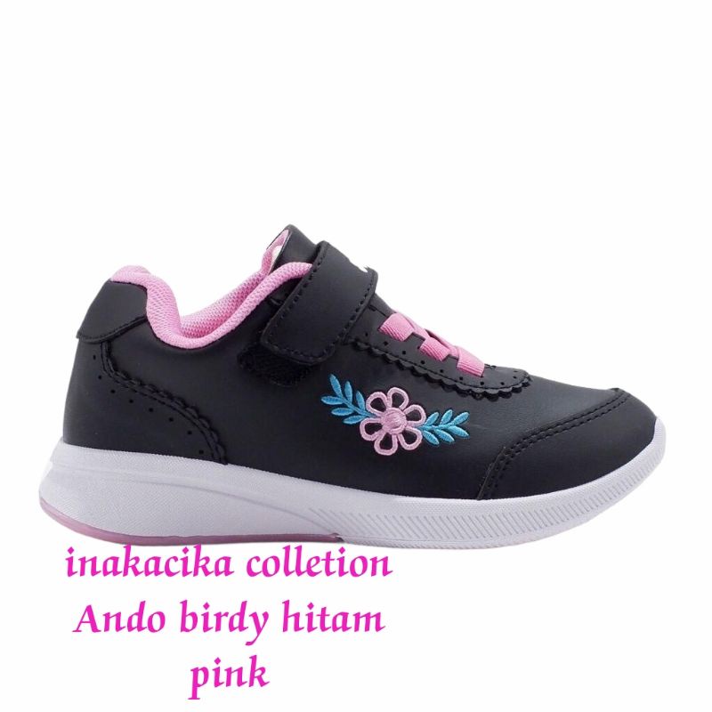 sepatu sekolah anak perempuan cantik ando birdy TK SD