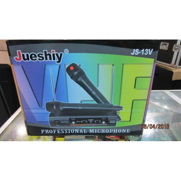 microphone mic Jueshiy Wireless Isi 2 Hand Mic JS 13V