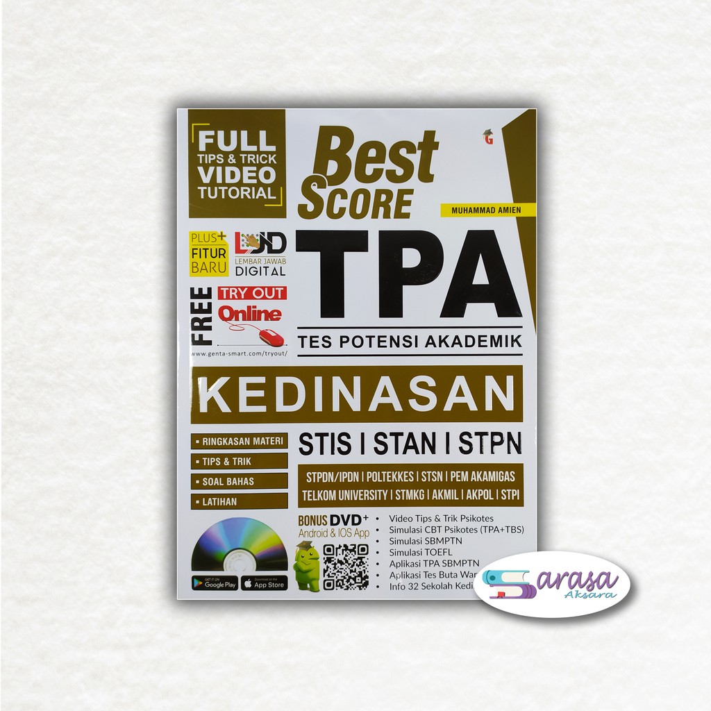 Buku Psikotes Tes Kedinasan Buku Tpa Kedinasan Best Score Stis Stan Stpn Full Pembahasan Shopee Indonesia