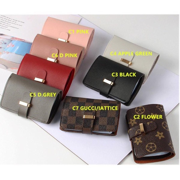 *ALIBABA1688*COD DOMPET KARTU LV DOMPET IMPORT BESI GAWANG WANITA C4