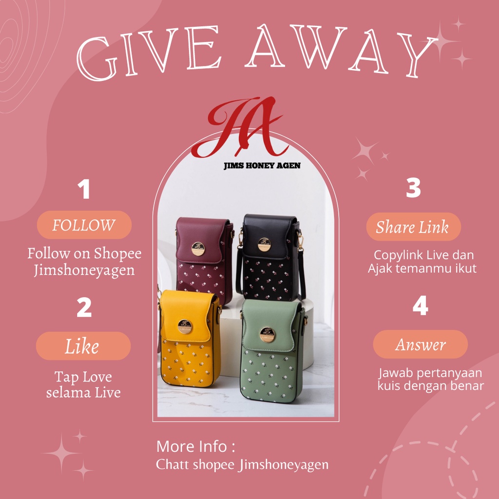 Give Away by Jims Honey Agen Klaim Hadiah Gratis Pemenang disini