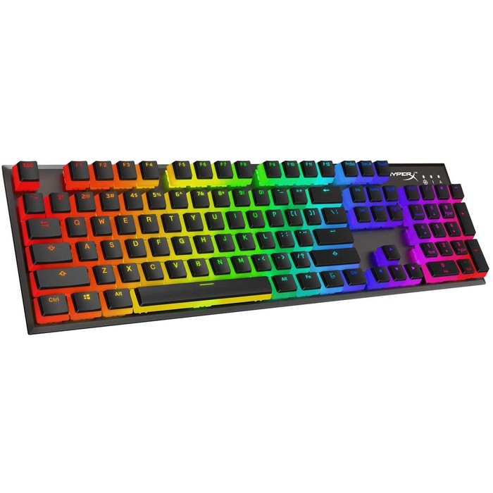 HyperX Double Shot PBT 104 Mechanical Keycaps (Black) - Keycaps