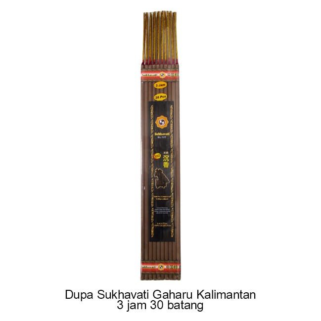 Dupa/hio wangi harum sukhavati gaharu kalimantan 3 jam 30 batang