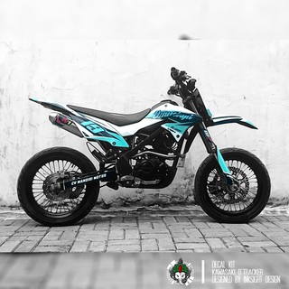 Dekal Sticker  Decal Motor  Kawasaki Dtracker Motif Grafis 