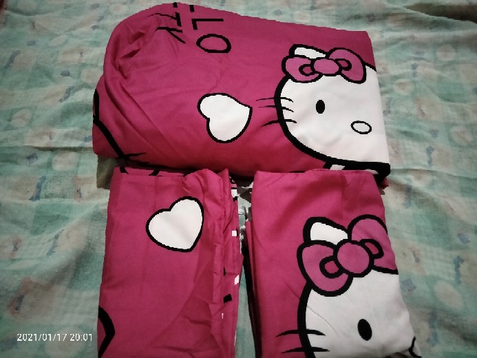 Fata - Sprei Hello Kitty Ukuran 100x200