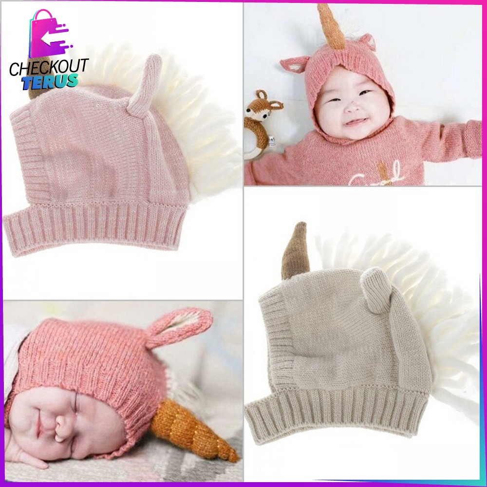 CT P16 P23-30 Topi Kupluk Bayi Pompom Topi Anak Bayi Rajut Topi Anak Bucket Rajut Topi Korea Bunny Hat Topi Pilot Topi Kupluk Unicorn Topi Karakter Lucu