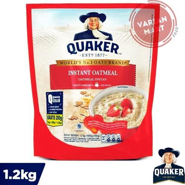 

Cuci Gudang Awal Tahun QUAKER Oat Oatmeal Instant Merah 1.2 kg Cuci Gudang Awal Tahun