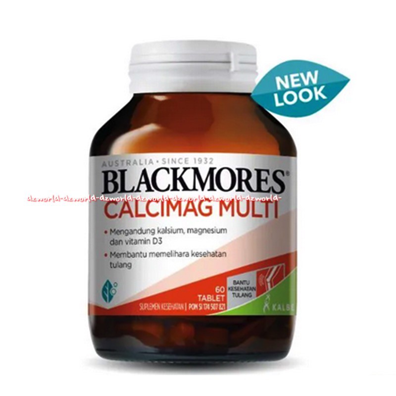 Blackmores Calcimag Multi 60Tablets Vitamin D Suplemen Untuk Tulang Blackmore