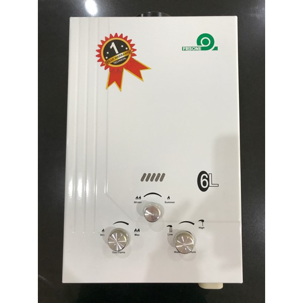Water Heater Gas Frisone 6Ltr/Menit Low Pressure