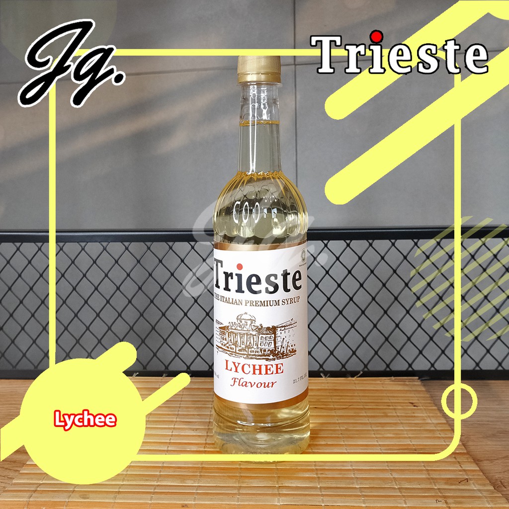 

Trieste Syrup Lychee 650 ml - Trieste Sirup Leci