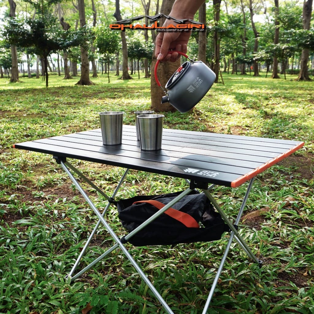 Meja Lipat Dhaulagiri - Folding Table 504- Meja Portable Piknik Camping Keluarga