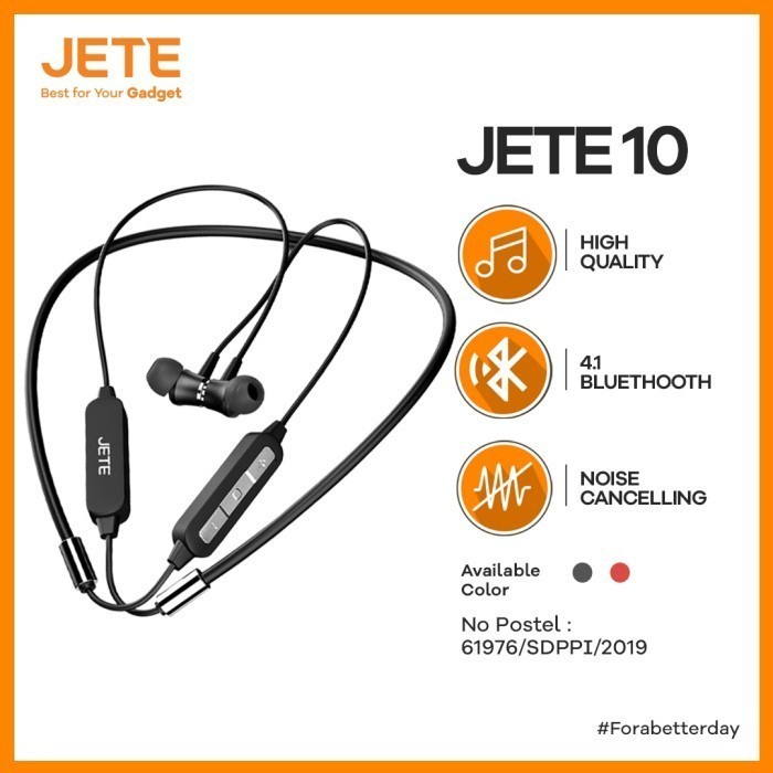 Headset Bluetooth JETE-10