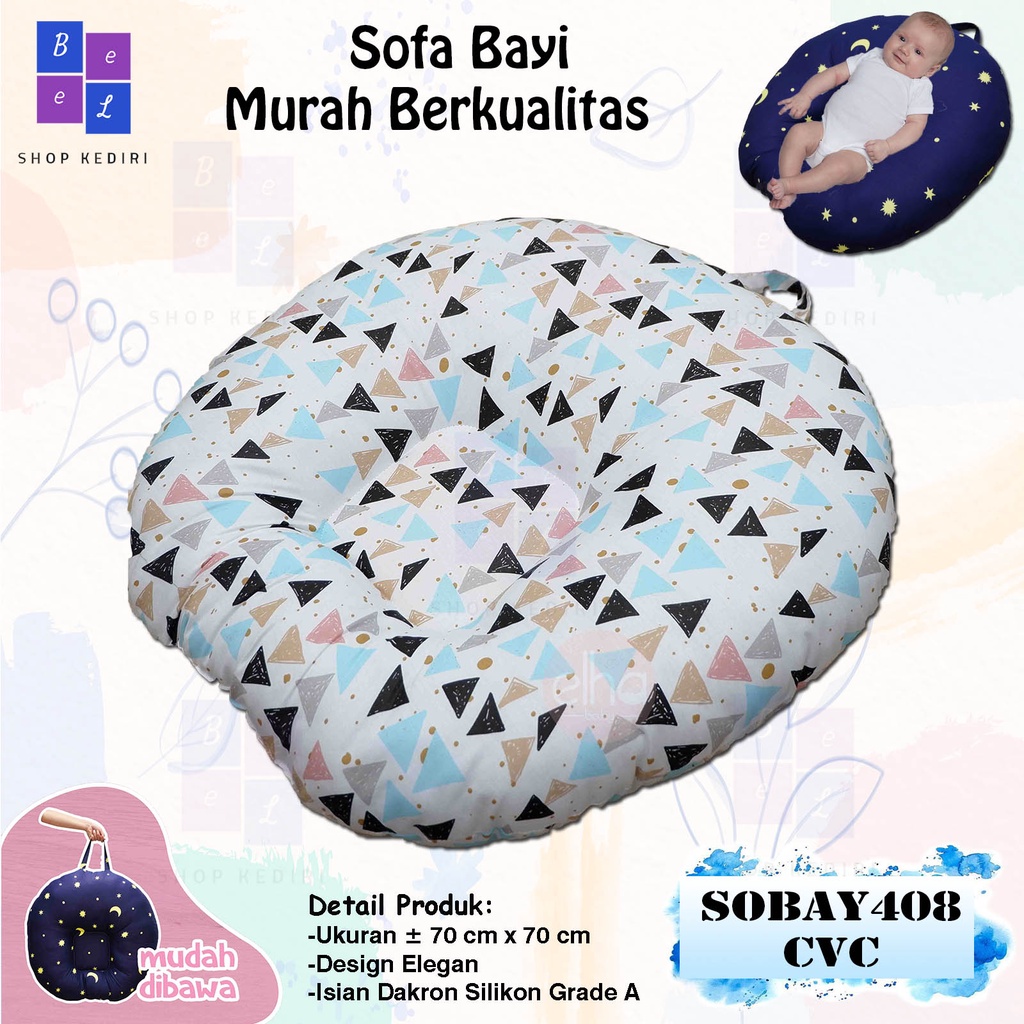 ✨ BeeL Shop ✨Sofa Bayi Newborn Sobay Multifungsi Perlengkapan Bayi Baru Lahir Baby Gift Set-SOBAY408CVC