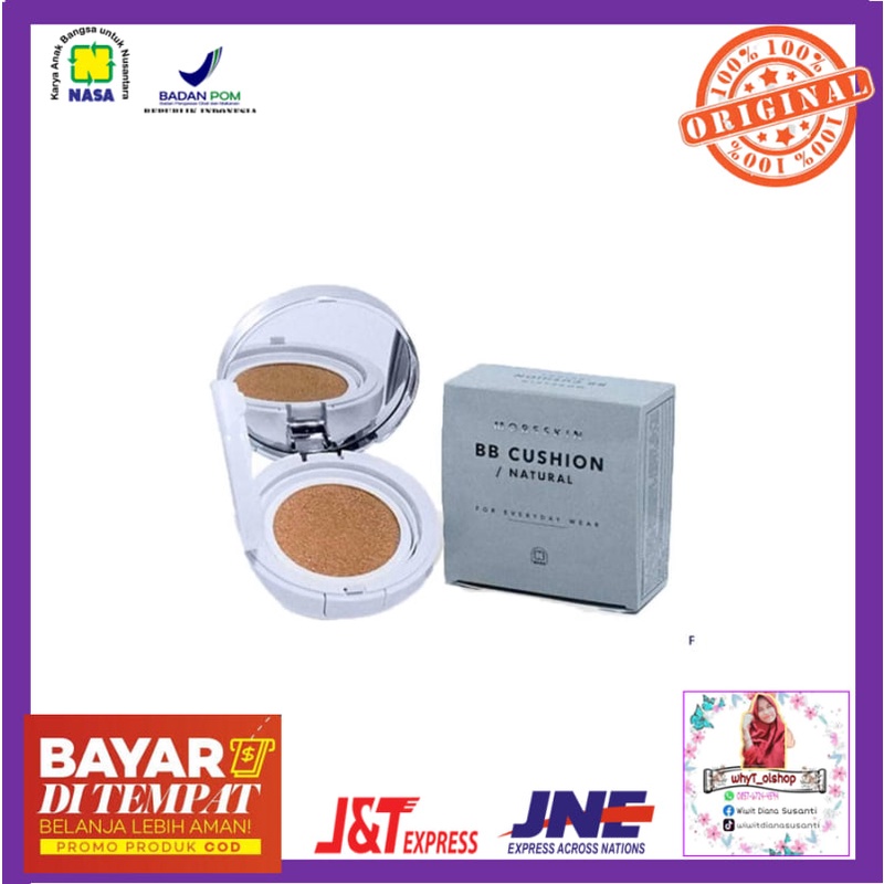 Promo Moreskin BB Cushion Nature - Menyamarkan noda bekas jerawat, flek hitam whyT_olshop
