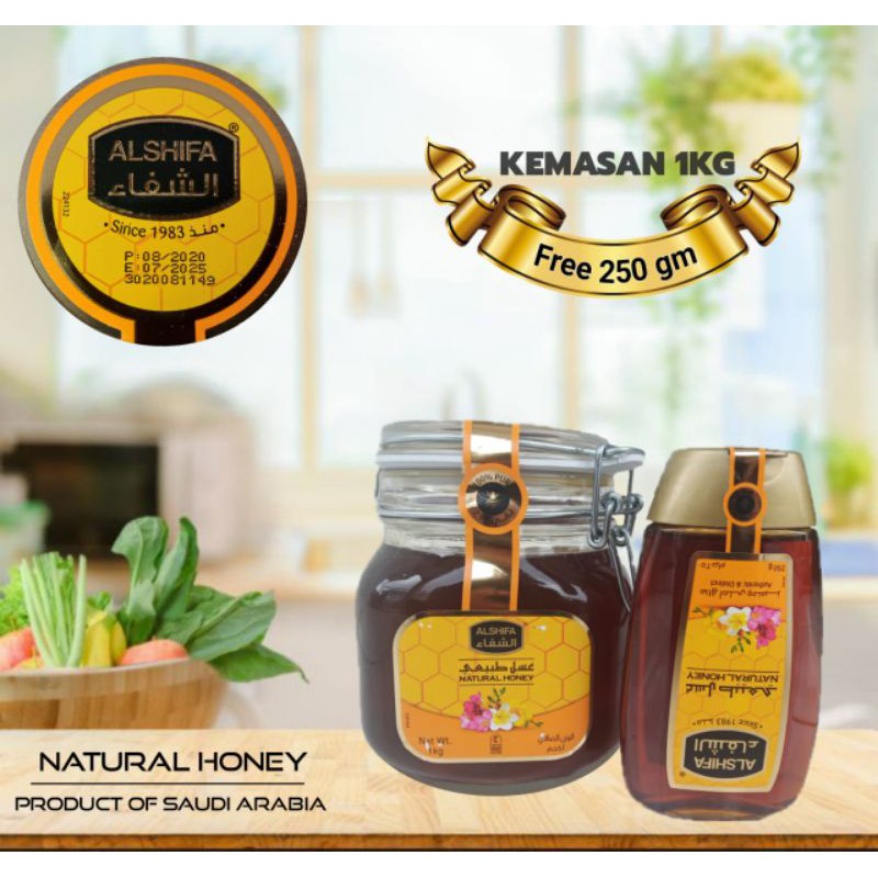 

MADU ALSHIFA 1 KG ( free 250 gm di setiap pembelian )