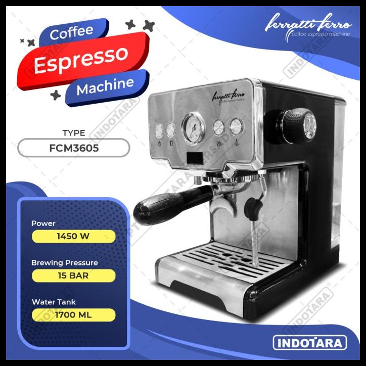 Ferratti Ferro Espresso Machine Fcm3605