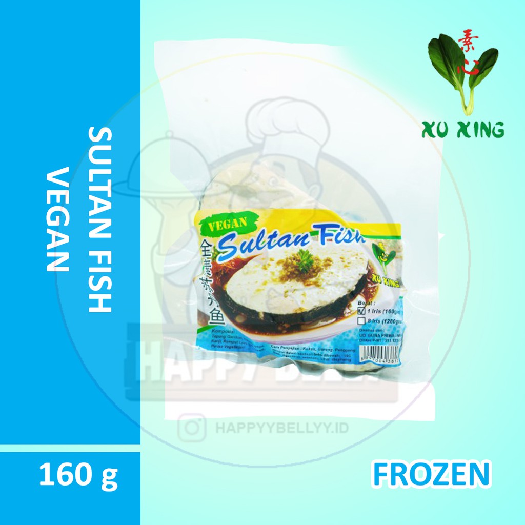 

Xu Xing SULTAN FISH/ IKAN SULTAN 1 PCS 160 GR VEGETARIAN