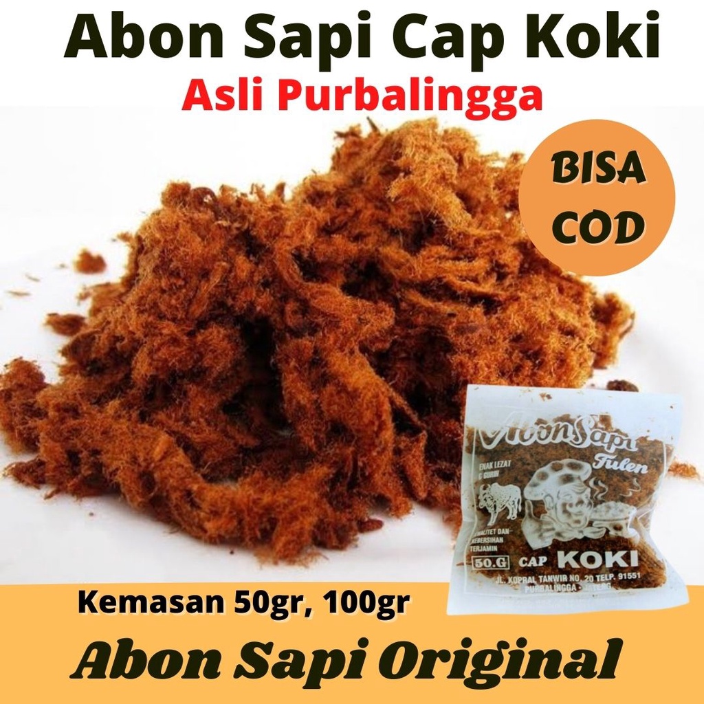 

Abon Sapi Cap Koki Purbalingga Kualitas Super Terlaris
