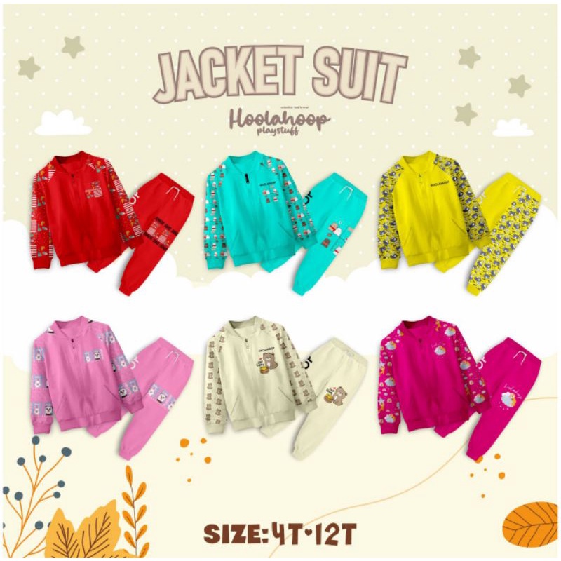 JACKET SUIT SERIES HOOLAHOOP PLAYSTUFF SIZE 3-13 TAHUN nablfashion