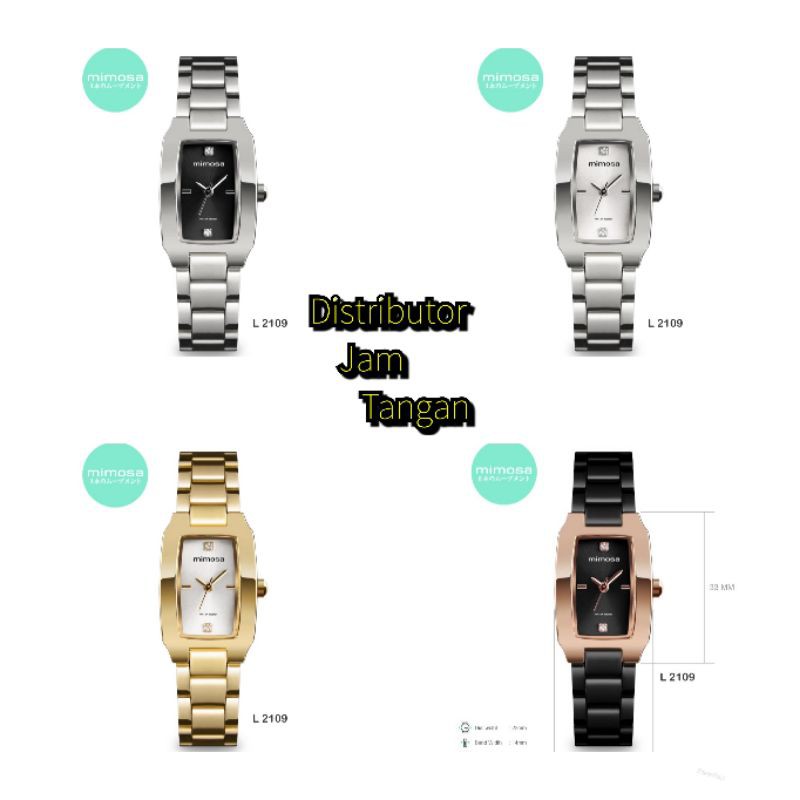 Jam Tangan Wanita Mimosa 2109A Original