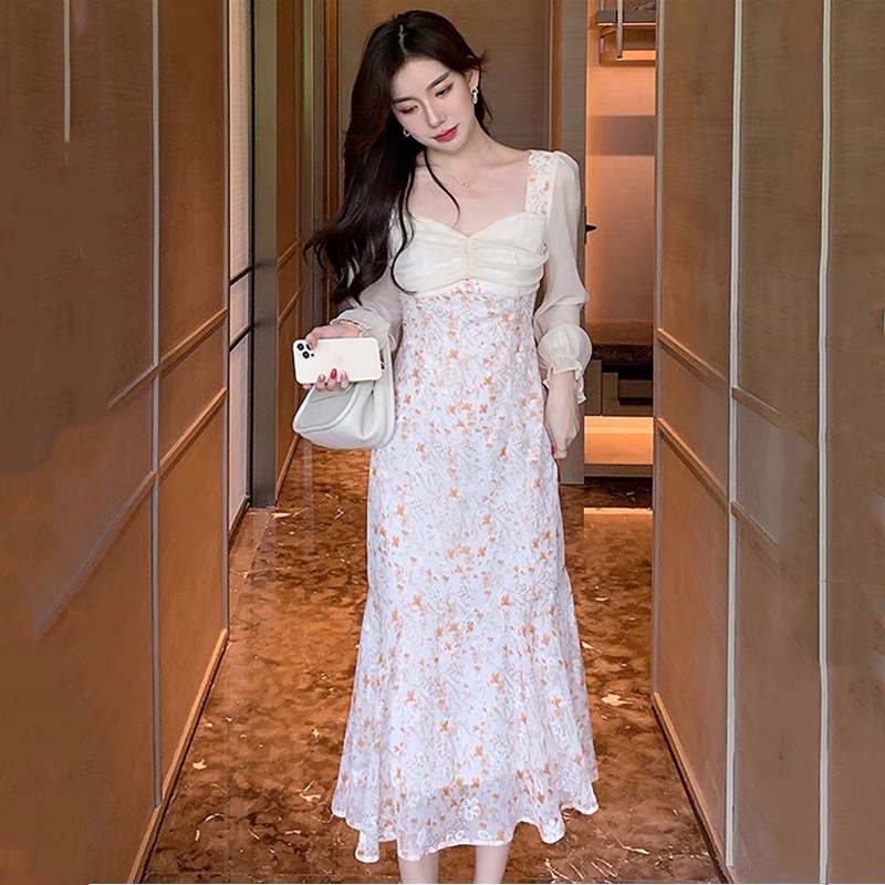 ( M59 )Dress Fairyfishtail Floral