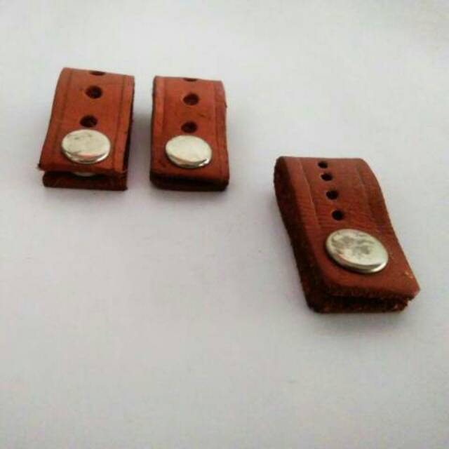 Klip kabel kulit asli