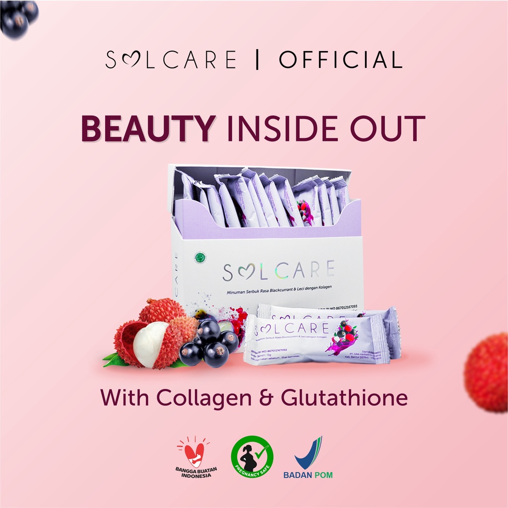 [COD] Solcare Grosir Collagen Drink Bundling - Suplemen Pemutih Kulit dengan Glutathione &amp; Multivitamin