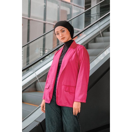 Fuschia Basic Blazer by Keenanthi