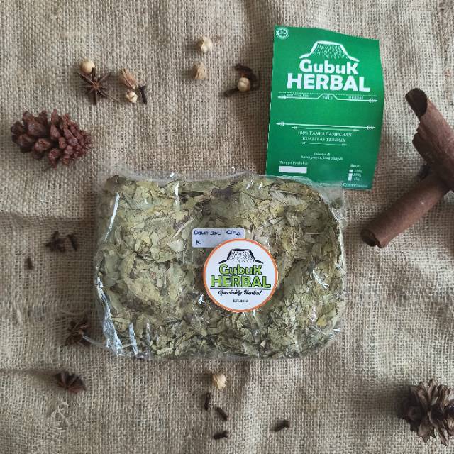 

TEH DAUN JATI CINA KERING 500 GRAM - Senna Alexandrina - MURNI -