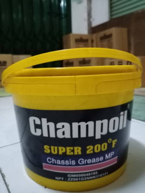 Minyak Gemuk Champoil super 200F chassis grease MP 4Ltr