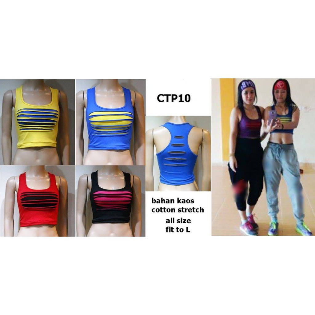 Tanktop senam zumba