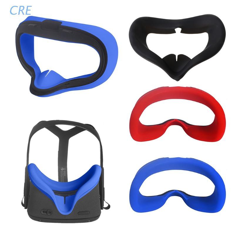 Cre Cover Pelindung Mata Bahan Silikon Lembut Anti Keringat / Slip Untuk Kacamata Vr Oculus Quest 2